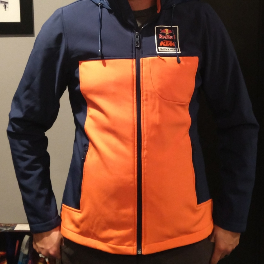 Red Bull team jacket. Women's Lg fits Men's medium